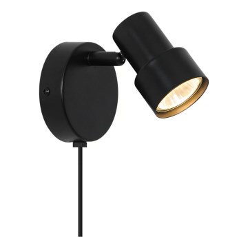 Nordlux - Wandspot BOSTON 1xGU10/5W/230V zwart