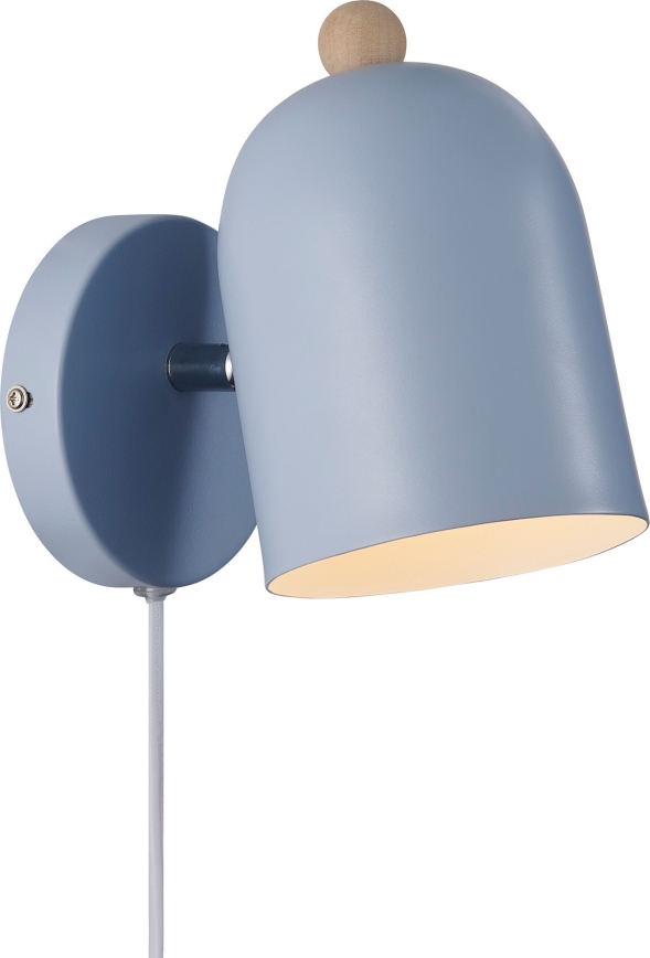 Nordlux - Wandspot GASTON 1xE27/15W/230V blauw