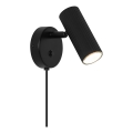 Nordlux - Wandspot VICO 1xGU10/5W/230V zwart