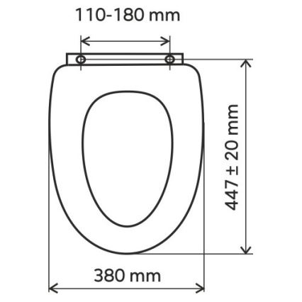 Novaservis - Abattant WC à fermeture douce en MDF, décor frêne