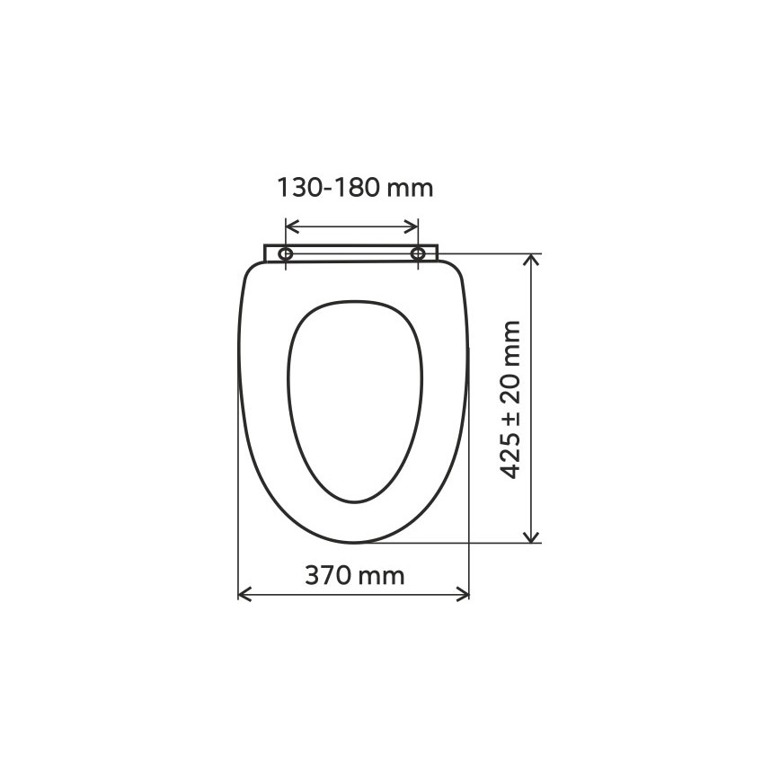Novaservis - Abattant WC en duroplast/blanc