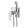 Novaservis-Bidet kraan met sproeier voor verborgen installatie METALIA glanzend chroom
