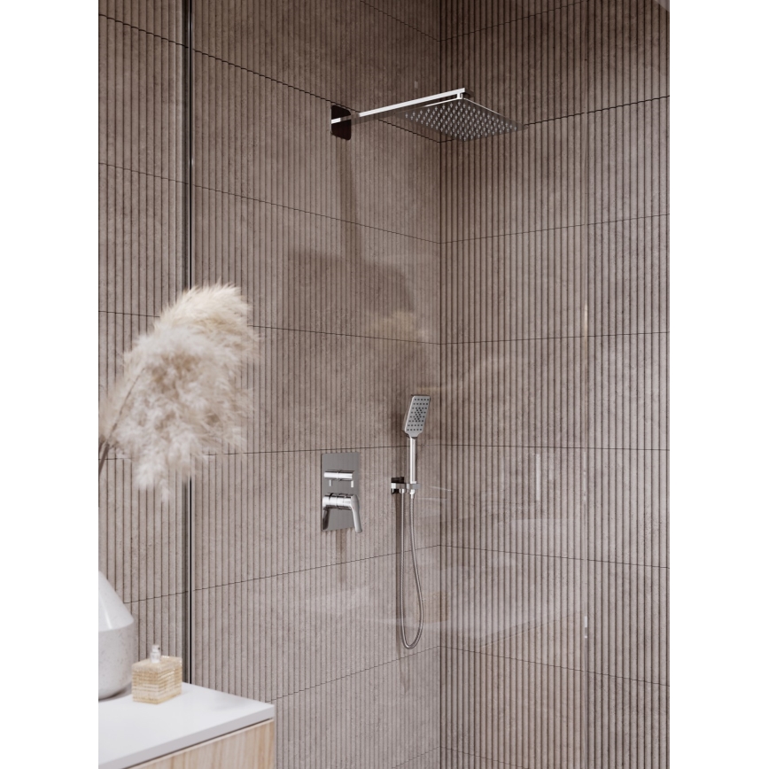 Novaservis - Doucheset met inbouwkraan METALIA ECO glanzend chroom