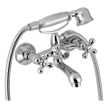Novaservis - Ensemble pour baignoire avec mitigeur TITANIA RETRO, chrome brillant