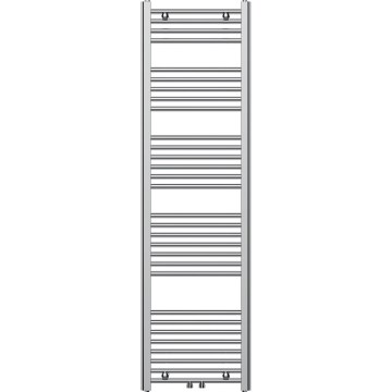 Novaservis - Handdoekradiator (laddermodel) 423W/230V 160x45 cm glanzend chroom recht