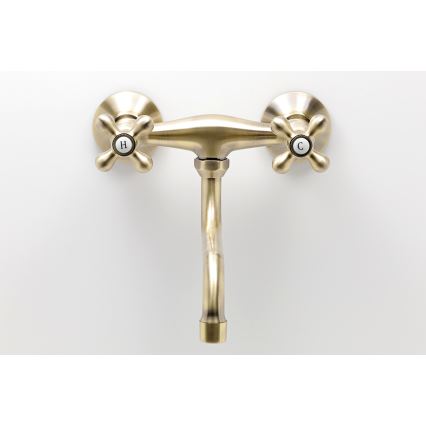 Novaservis - Mitigeur pour évier et lavabo FERRO ANTICA, finition bronze