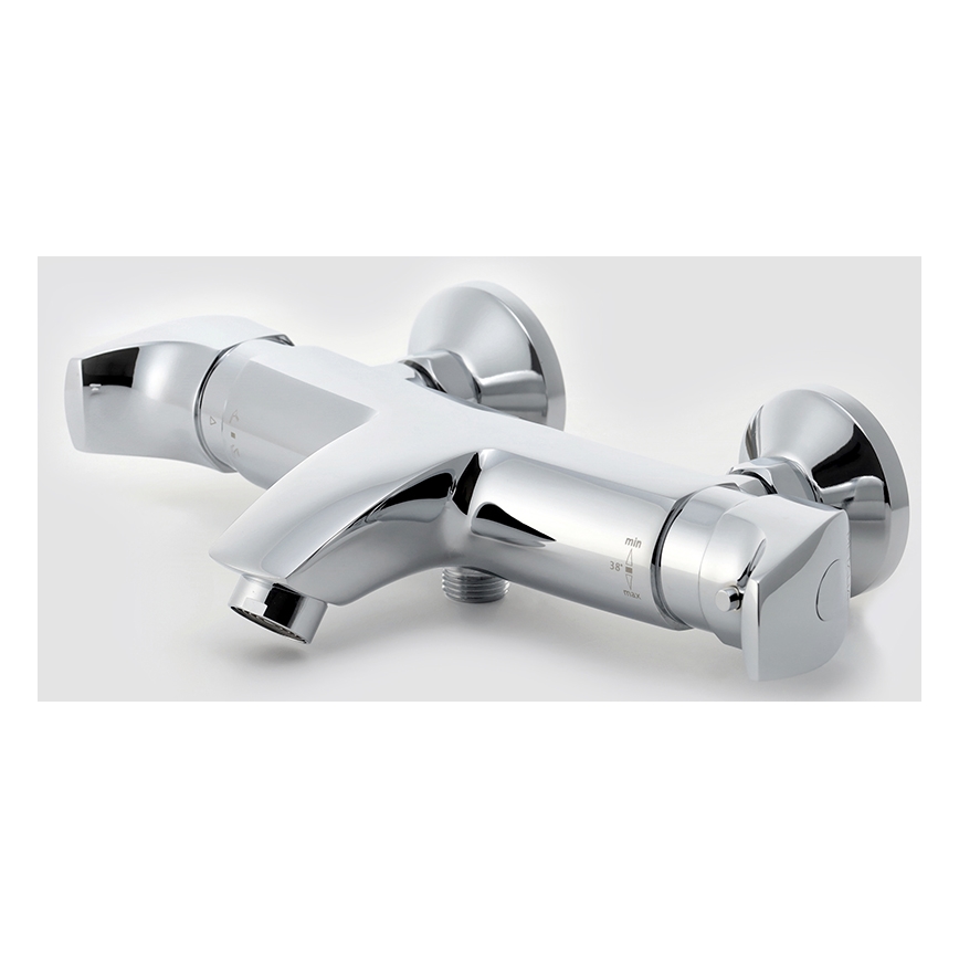 Novaservis - Mitigeur thermostatique pour baignoire METALIA chromé brillant
