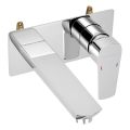 Novaservis - Robinet de lavabo pour installation encastrée METALIA ECO chrome brillant