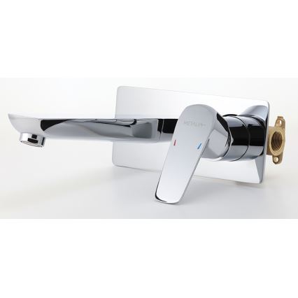 Novaservis - Robinet de lavabo pour installation encastrée METALIA ECO chrome brillant