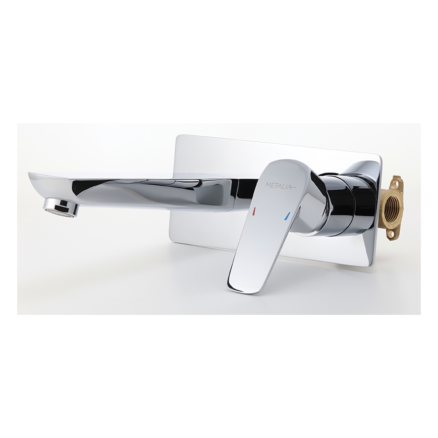 Novaservis - Robinet de lavabo pour installation encastrée METALIA ECO chrome brillant