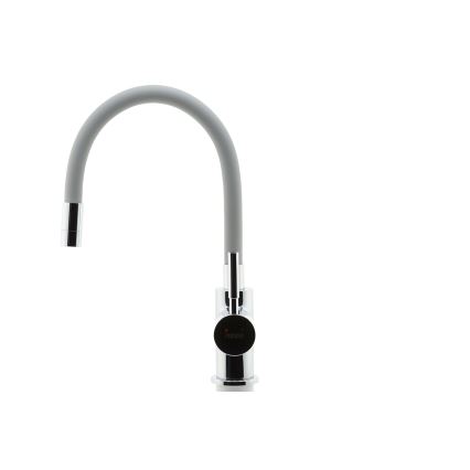 Novaservis - Robinet d'évier avec bras flexible chrome brillant/gris