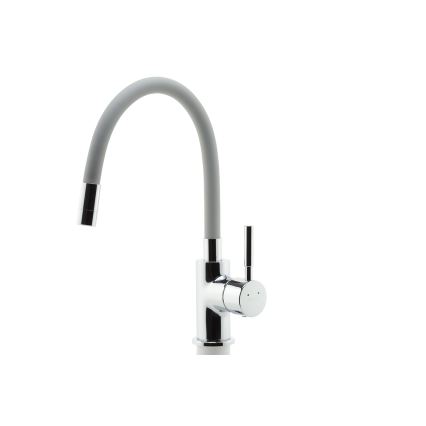 Novaservis - Robinet d'évier avec bras flexible chrome brillant/gris
