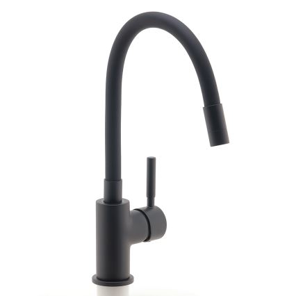 Novaservis - Robinet d'évier avec bras flexible mat noir
