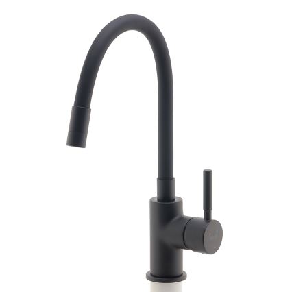 Novaservis - Robinet d'évier avec bras flexible mat noir