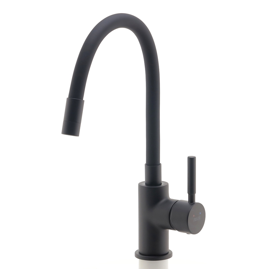 Novaservis - Robinet d'évier avec bras flexible mat noir
