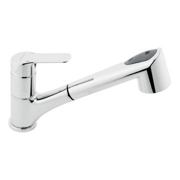 Novaservis - Robinet d'évier avec douchette extractible METALIA chrome brillant