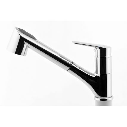 Novaservis - Robinet d'évier avec douchette extractible METALIA chrome brillant