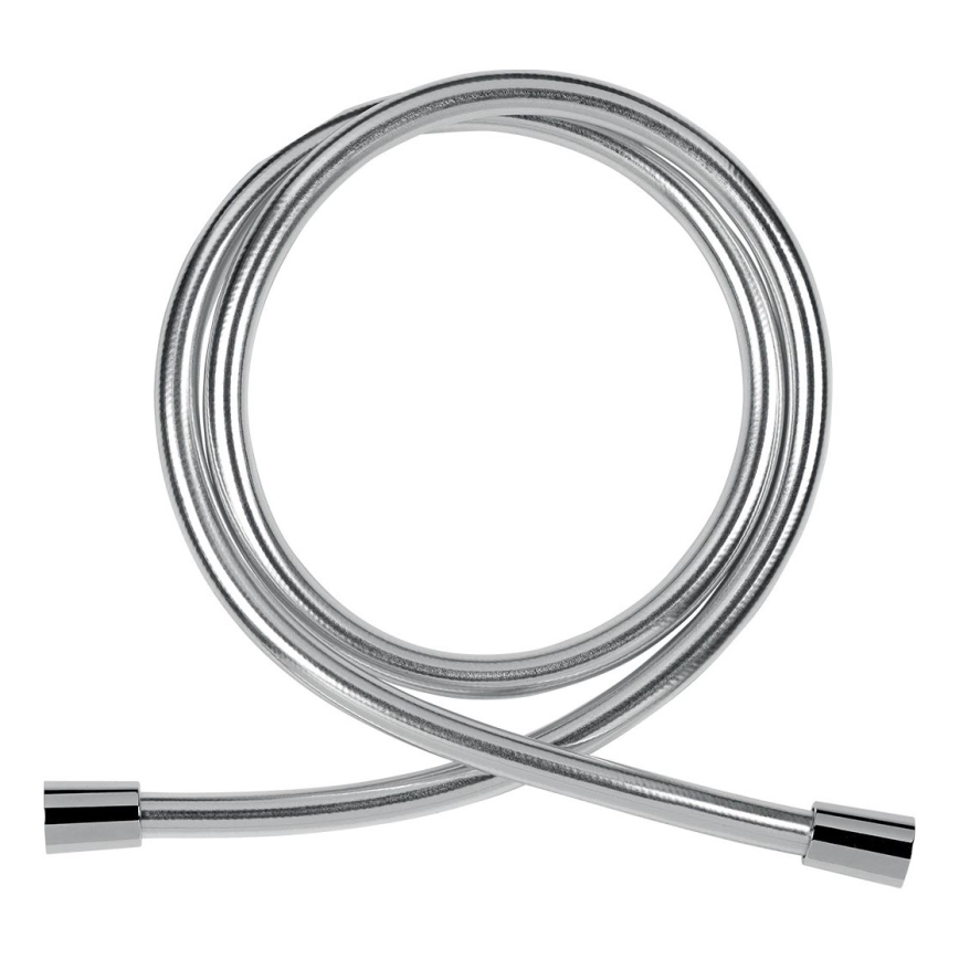 Novaservis - Tuyau de douche plastique 150 cm chrome brillant