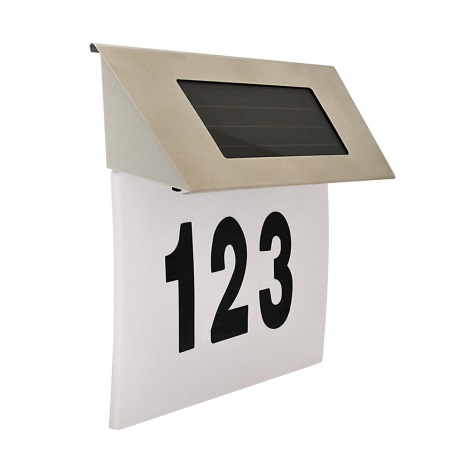 Numéro de maison solaire LED/1,2V IP44