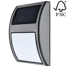 Numéro de maison solaire LED/3x0,1W/2,4V IP44 - certifié FSC