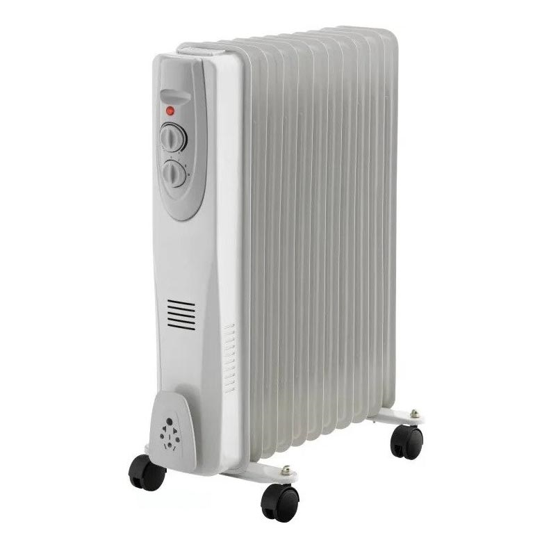 Olie kachel met 11 ribben 1000/1500/2500W/230V wit