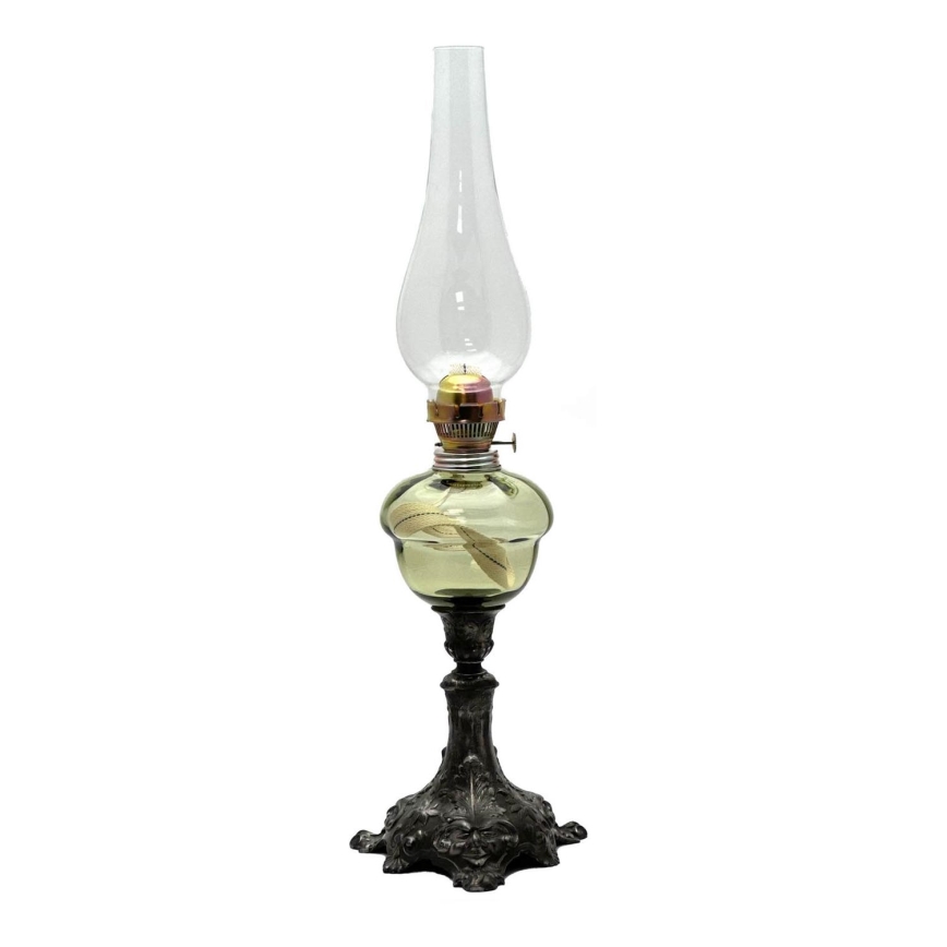 Olielamp BARBORA 54 cm bosgroen