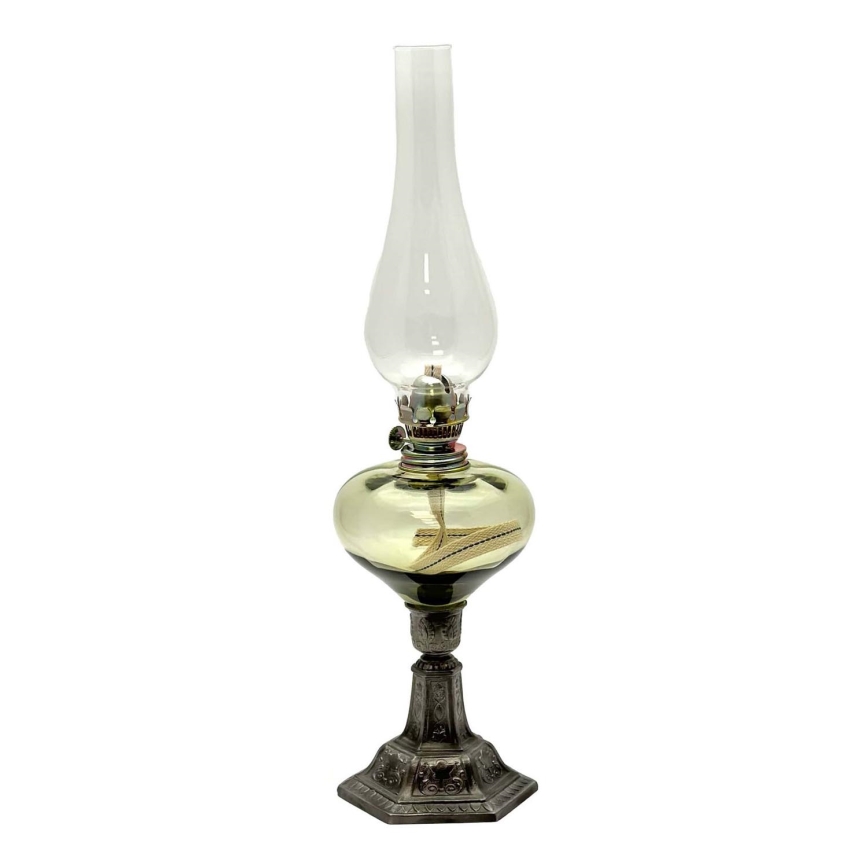 Olielamp KRASOMÍRA 42 cm groen