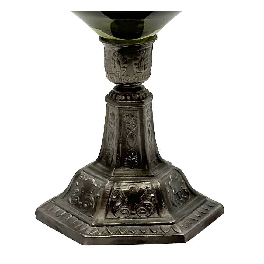 Olielamp KRASOMÍRA 42 cm groen