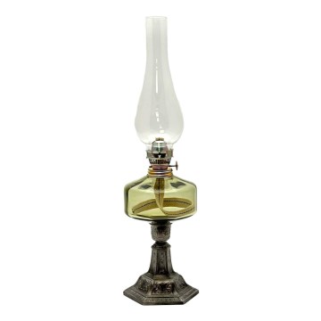 Olielamp LUDMILA 42 cm groen