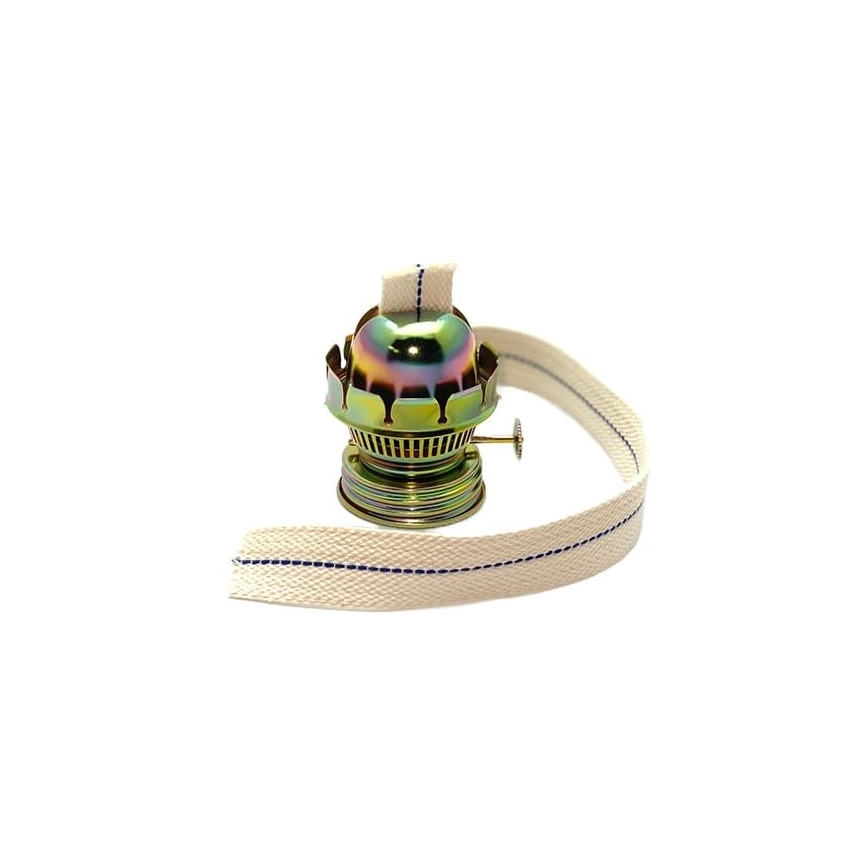 Olielamp MARCELA 52 cm bosgroen met lampenkap