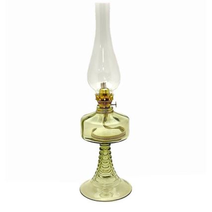 Olielamp PETRA 42 cm bosgroen