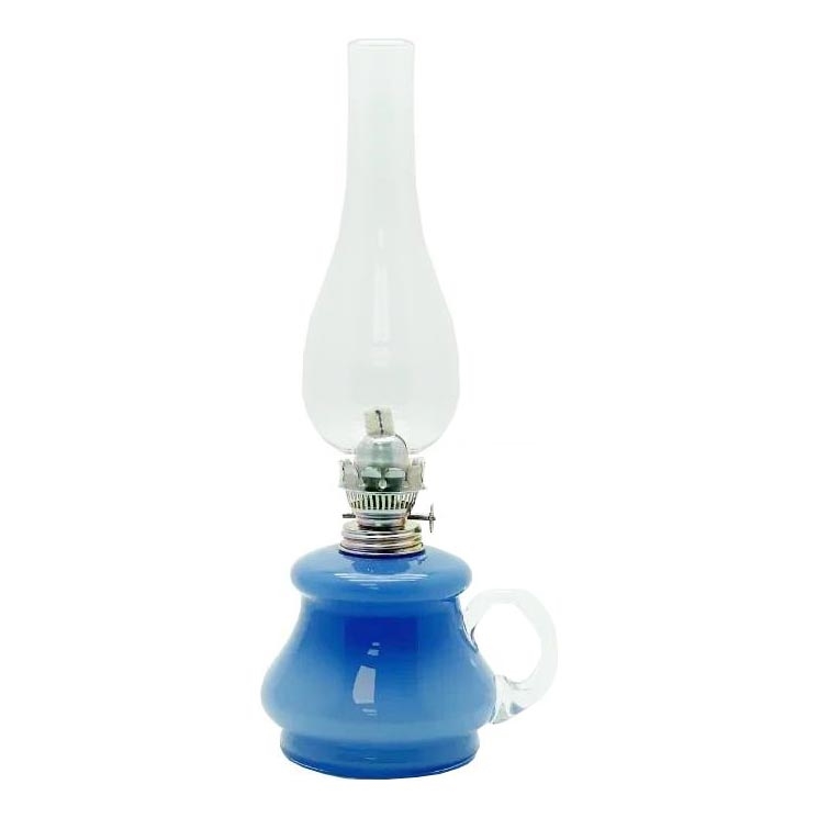 Olielamp TEREZA 34 cm donkerblauw