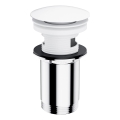 OMNIRES A706BM - Wastafelafvoer CLICK-CLACK pr. 6,6 cm mat wit