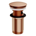 OMNIRES A706CPB - Bonde de lavabo CLICK-CLACK d. 6,6 cm brossé cuivre