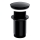 OMNIRES A716BL - Bonde de lavabo CLICK-CLACK d. 6,6 cm semi-mat noir