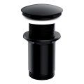 OMNIRES A716BL - Click-clack wastafelafvoer pr. 6,6 cm mat zwart