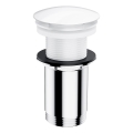 OMNIRES A716BP - Wastafelafvoer CLICK-CLACK pr. 6,6 cm glanzend wit