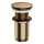 OMNIRES A716BR - Bonde de lavabo CLICK-CLACK d. 6,6 cm brossé bronze antique