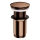 OMNIRES A716CP - Bonde de lavabo CLICK-CLACK d. 6,6 cm brillant cuivre