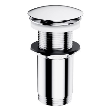 OMNIRES A716CR - Bonde de lavabo CLICK-CLACK d. 6,6 cm chrome brillant