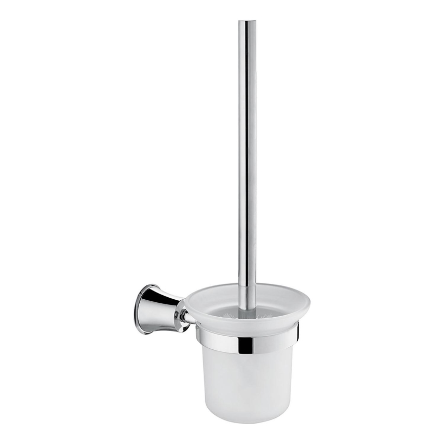OMNIRES AL53620CR - Brosse de toilette à fixation murale ART LINE chrome brillant