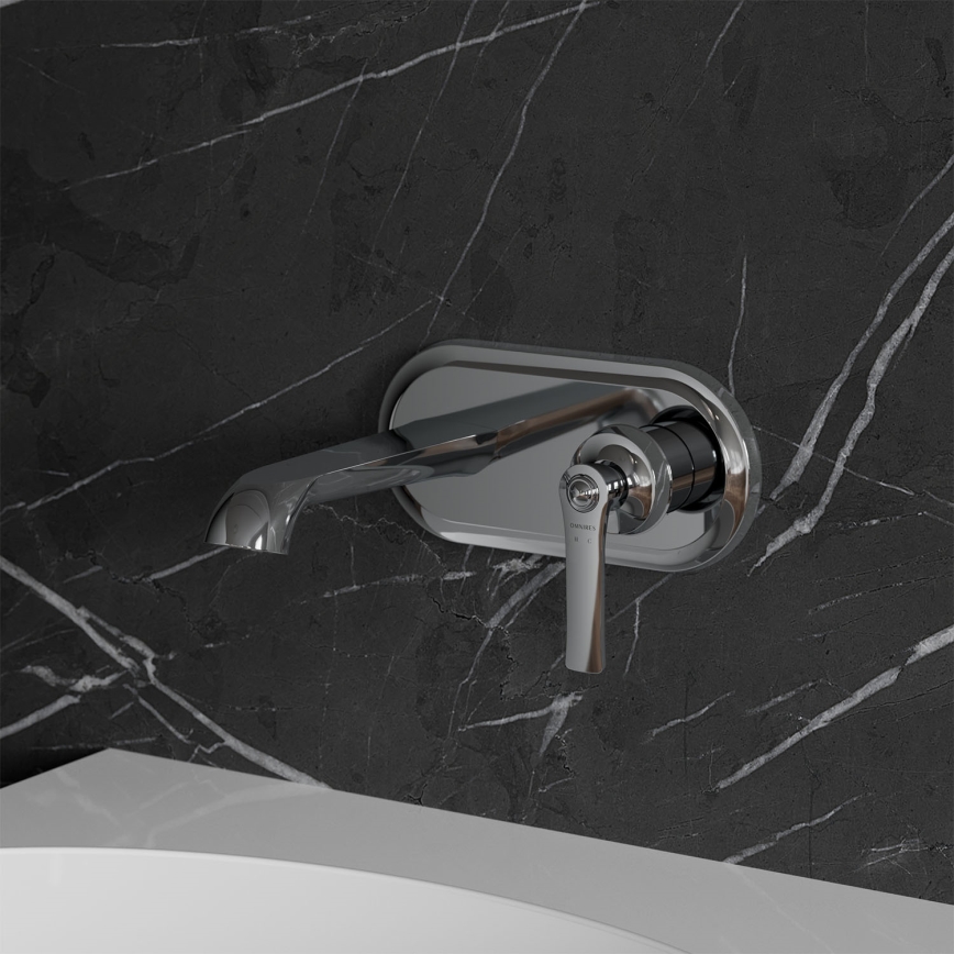 OMNIRES AM5215CR - Robinet de lavabo pour installation encastrée ARMANCE chrome brillant