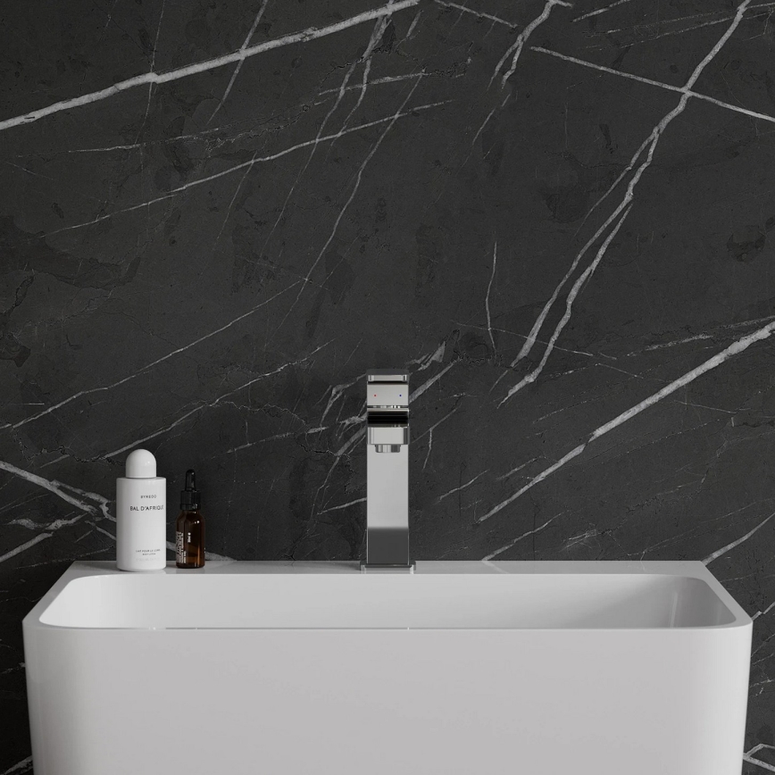OMNIRES BA7810CR - Mitigeur pour lavabo BARETTI 17 cm, chromé brillant