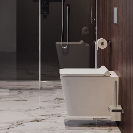 OMNIRES BOSTONMWBP - Wandtoilet met toiletbril SoftClose BOSTON keramiek/glanzend wit