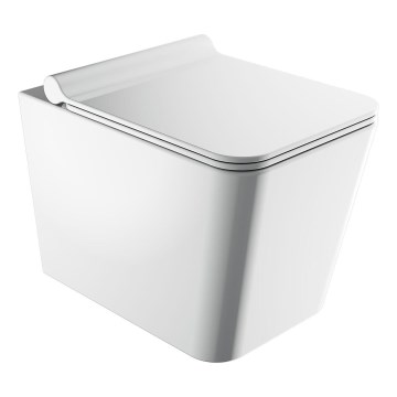 OMNIRES BOSTONMWBP - Wandtoilet met toiletbril SoftClose BOSTON keramiek/glanzend wit