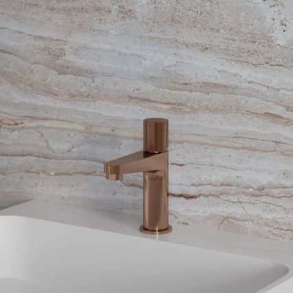OMNIRES CT8010CPB - Wastafelkraan CONTOUR 16,6 cm geborsteld koper