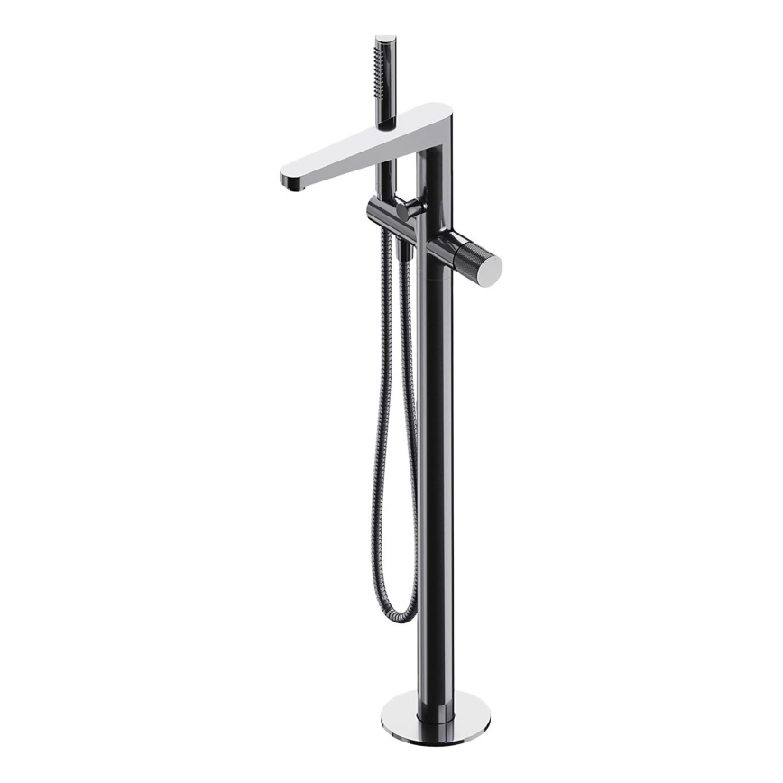 OMNIRES CT8033CR - Vrijstaande badkuipset met CONTOUR kraan in glanzend chroom