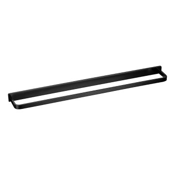 OMNIRES DA70216BL- Porte-serviettes mural DARLING 61 cm semi-mat noir