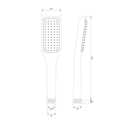 OMNIRES HUDSONX-PCR - Colonne de douche HUDSONX chrome brillant