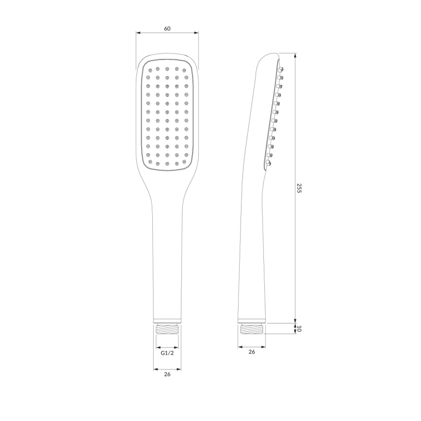 OMNIRES HUDSONX-PCR - Colonne de douche HUDSONX chrome brillant